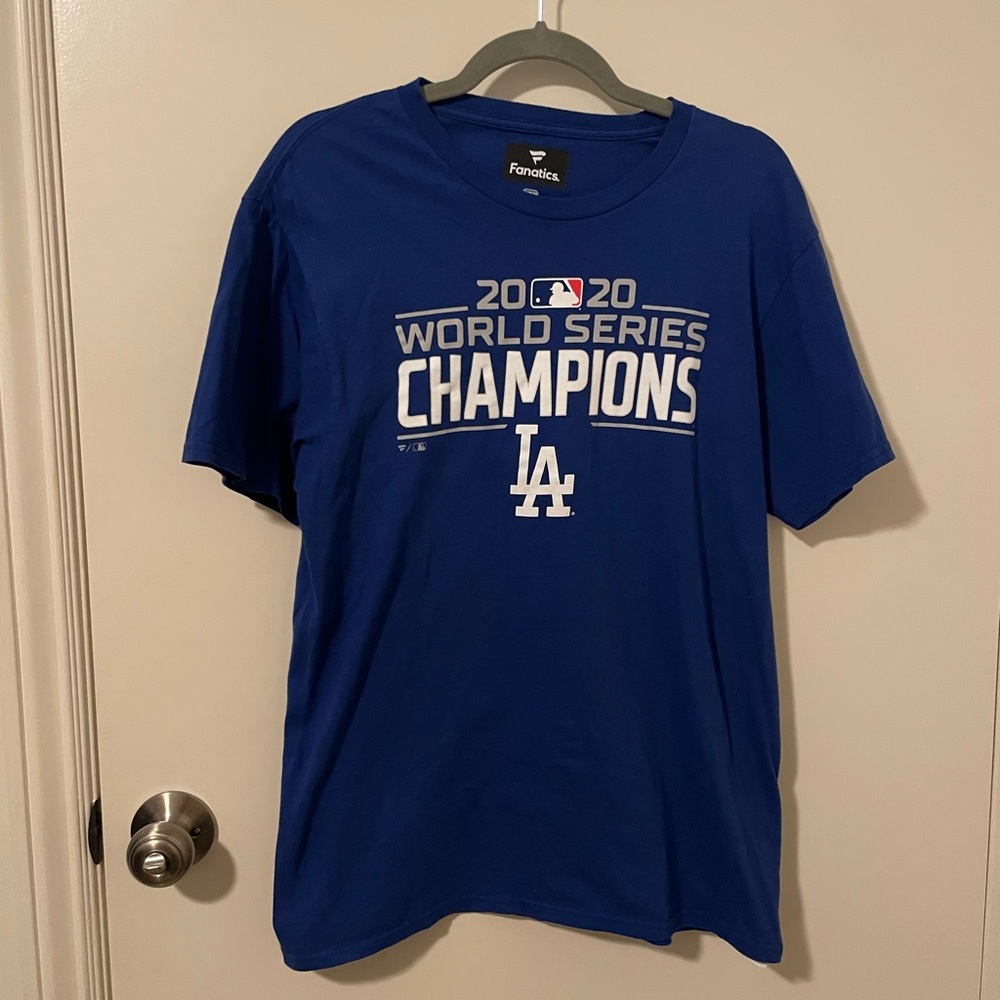 Fanatics Dodgers 2020 World Series Champions T-Shirt